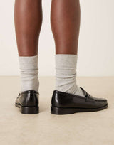 Margot | Leather Penny Loafers