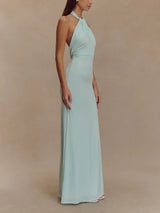 Lilliane Halter Maxi Dress