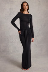 Seraphine | Draped Ruched Maxi Dress