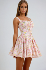 Lynn | Floral Corset Mini Dress