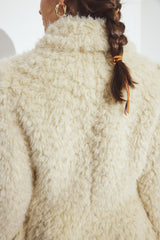 Camille | Faux Fur Sleeve Jacket