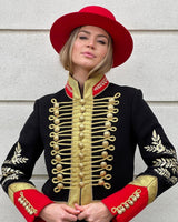 Sloane | Embroidered Military Jacket