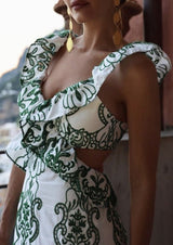 Haven | Ruffled Maxi Dress