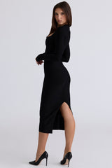 Zoey | Sculpted Midi Dress