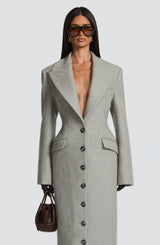 Ursula Coat - Light Grey Jacket Babyboo Fashion Premium Exclusive Design