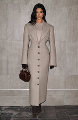 Ursula Coat - Light Grey Jacket Babyboo Fashion Premium Exclusive Design
