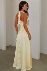 Wren | Satin V Neck Maxi Dress