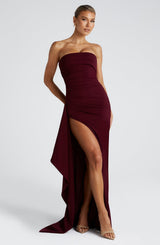 Zafira Maxi Dress - Cherry Lacquer Dress Babyboo Fashion Premium Exclusive Design