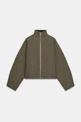 Stella | Knit Zip Up Jacket