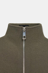 Stella | Knit Zip Up Jacket