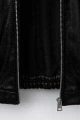 Elizabeth | Faux Leather Bomber Jacket