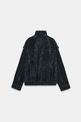 Odette | Suede Utility Jacket
