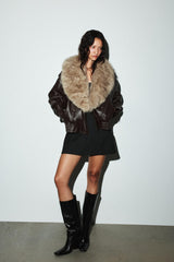 Bianca | Faux Leather Jacket