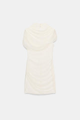 Amelia | Draped Cape Mini Dress