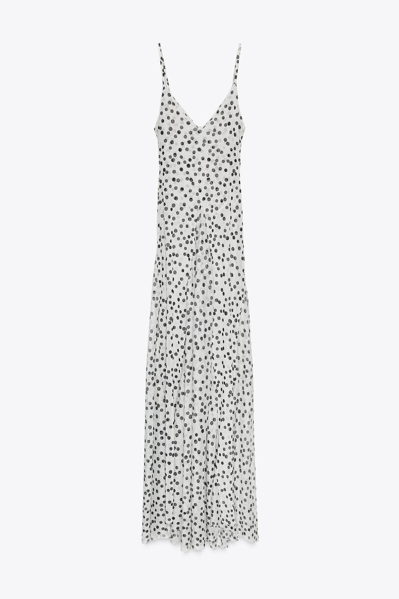 POLKA DOT MAXI DRESS