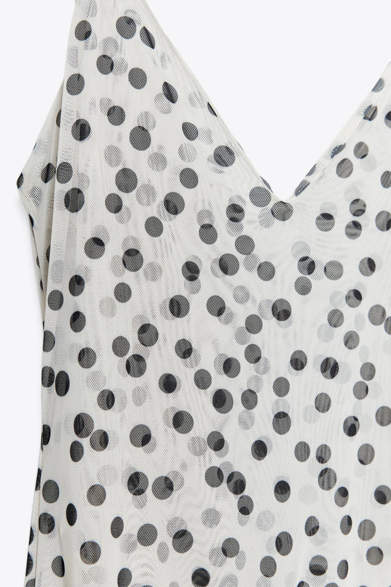 POLKA DOT MAXI DRESS