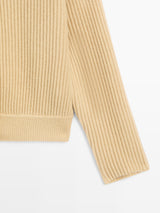 Solenne | Cozy Turtleneck Knit Cardigan