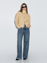 Solenne | Cozy Turtleneck Knit Cardigan