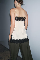 Bella | Lace Satin Cami Top