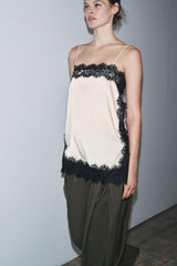 Bella | Lace Satin Cami Top