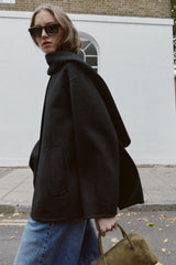Noa | Wool Blend Short Coat