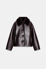 Abigail | Reversible Faux Leather Jacket