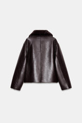 Abigail | Reversible Faux Leather Jacket