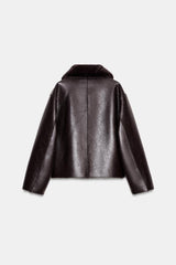 Ren | Reversible Faux Leather Jacket
