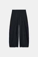 Ava | Pleated Pinstripe Pants