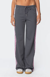 Avery | Contrast Stripe Sweatpants