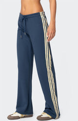 Avery | Contrast Stripe Sweatpants