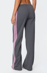 Avery | Contrast Stripe Sweatpants