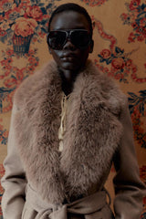 Elowen | Luxe Wool & Faux Fur Coat