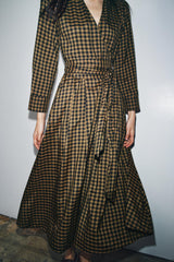 Clara | Effortless Plaid Shirt Dress