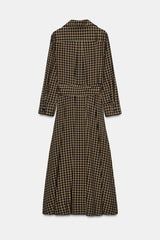 Clara | Effortless Plaid Shirt Dress