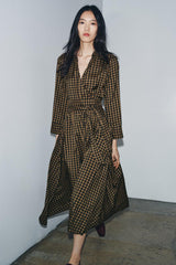 Clara | Effortless Plaid Shirt Dress