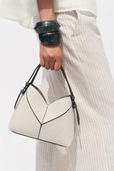 Riley | Contrast Canvas Shopper