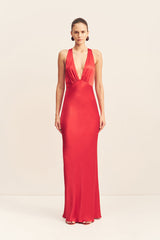 Tatum | Plunged Maxi Dress