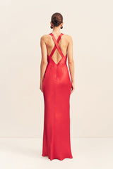 Tatum | Plunged Maxi Dress