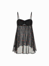 Nina | Leopard Chiffon Mini Dress