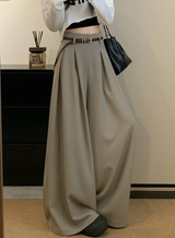 Emily | Wide Leg Pleated Trousers