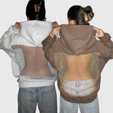 Maya | Mesh Back Oversized Hoodie