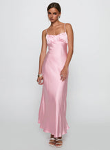 Delilah | Satin Maxi Dress