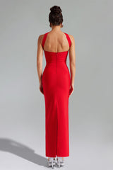 Rosalie | Halter Bandage Maxi Dress