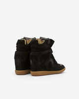 Sienna | Hidden Wedge Suede Sneaker
