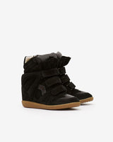 Sienna | Hidden Wedge Suede Sneaker