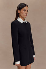 Audrey | Tailored Crepe Mini Dress