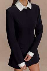Audrey | Tailored Crepe Mini Dress