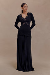 Electra | Lace Panel Maxi Dress