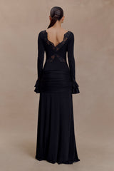 Electra | Lace Panel Maxi Dress